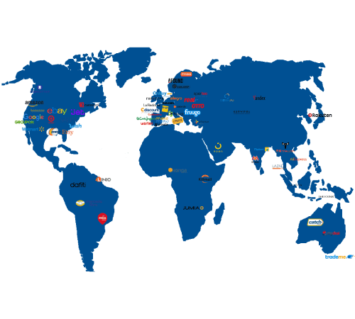 Global Map of eCommerce Marketplaces