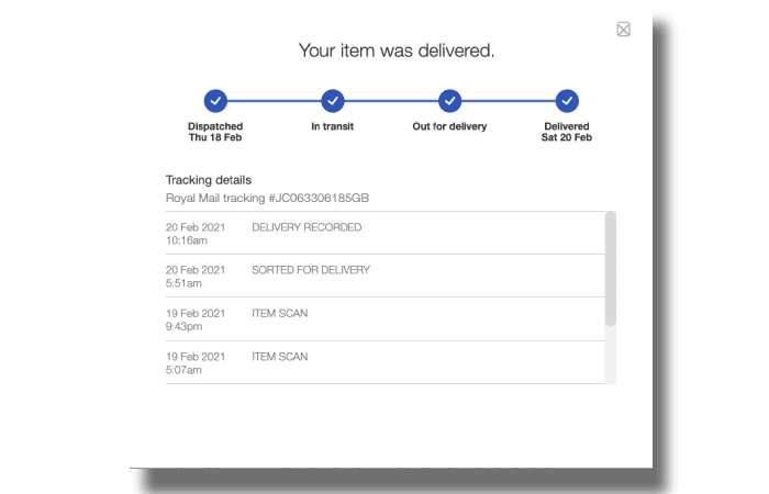delivery tracking