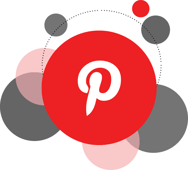 Pinterest logo graphic Pinterest logo graphic