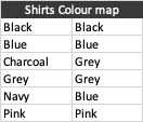 Colour-Lookup-table Colour-Lookup-table